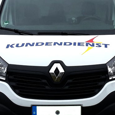 Kundendienst-Fahrzeug Usinger Wärmedienst